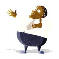 cartoon exasperated middle aged man N2