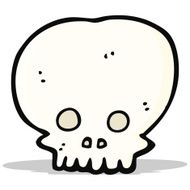 cartoon spooky skull symbol N3