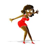 Cartoon Female Spy N8