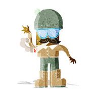 cartoon man smoking pot N2