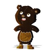 cartoon black bear N3