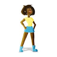 cartoon capable woman N2