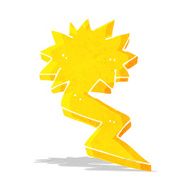 cartoon lightning bolt symbol N4