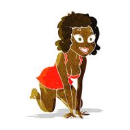 cartoon funny sexy woman N2