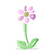 cartoon flower symbol N4