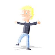 cartoon happy man N63