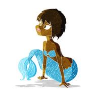 cartoon pretty mermaid N9