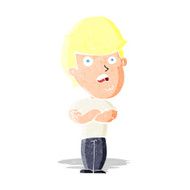 cartoon dissapointed man