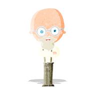 cartoon annoyed old man N6