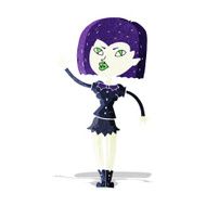 cartoon pretty vampire girl N2