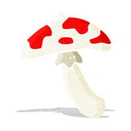 cartoon poisonous toadstool