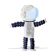 cartoon astronaut reaching