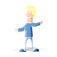 cartoon surprised man N23