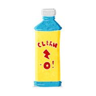 cartoon cleaning product