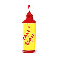 cartoon fake blood