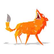 cartoon snapping fox