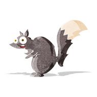 funny startled squirrel cartoon