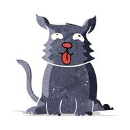 cartoon happy dog N12