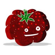 cartoon happy tomato N2