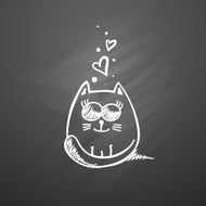 Cat with hearts N7