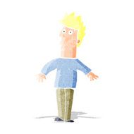 cartoon surprised man N25