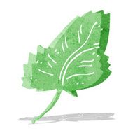 cartoon leaf symbol N7