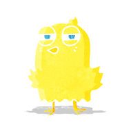 funny cartoon bird N45