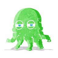 Cartoon Alien Face N3