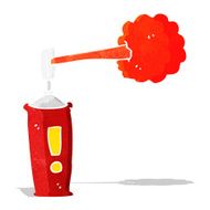 cartoon spray can N19