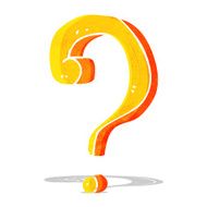 Cartoon Question Mark N30