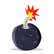cartoon burning bomb N2