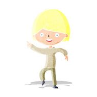 Cartoon Man Pointing N39