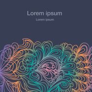 Colorful abstract doodle seamless pattern waves and clouds N3