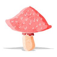 cartoon wild mushroom N2