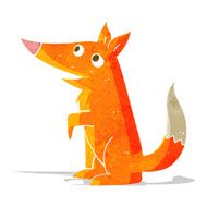 cartoon fox cub