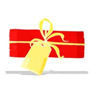 cartoon christmas present N28