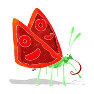 cartoon funny butterfly N5