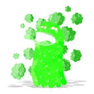 cartoon funny ghost N7