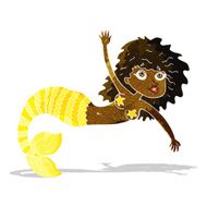 cartoon pretty mermaid N10