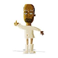 cartoon annoyed old man N7