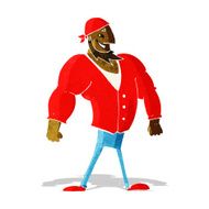 cartoon manly sailor man N2