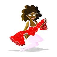 cartoon woman changing N2