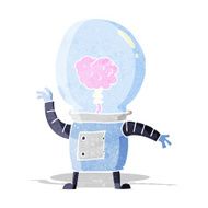 cartoon robot cyborg N2