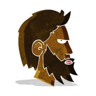 Cartoon Man With Beard N11