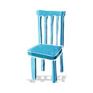 cartoon wooden chair N4