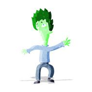 cartoon vampire man N14