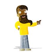 cartoon man with beard pointing N2
