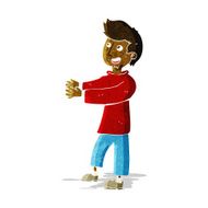 cartoon happy man N68