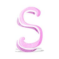 cartoon letter s N7