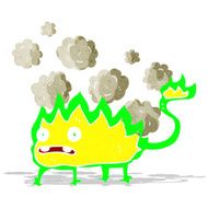 cartoon little fire demon N4